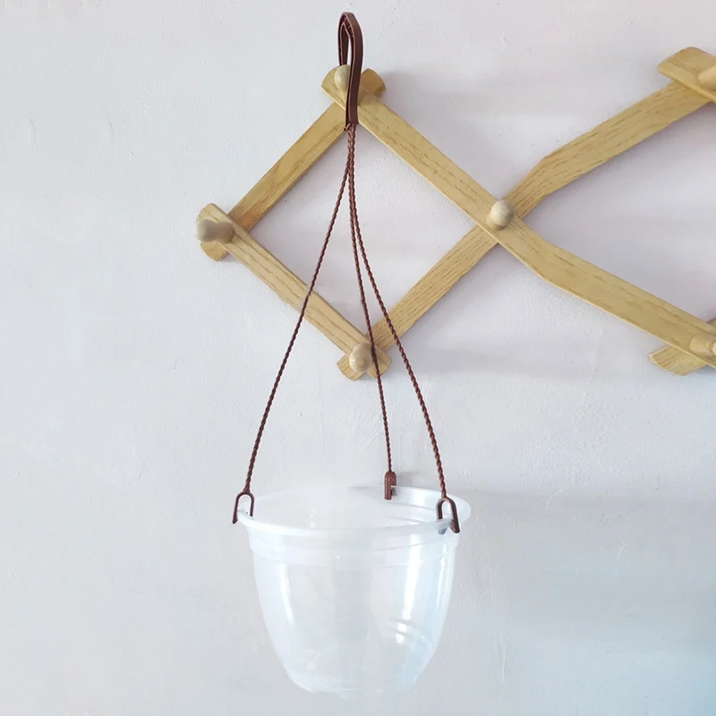 

10pcs Plant Holder Garden Basket Hanging Chain Plant Pots Hanging Basin Hanger Garden Planter Basket Hanger Hanging Plant Holder