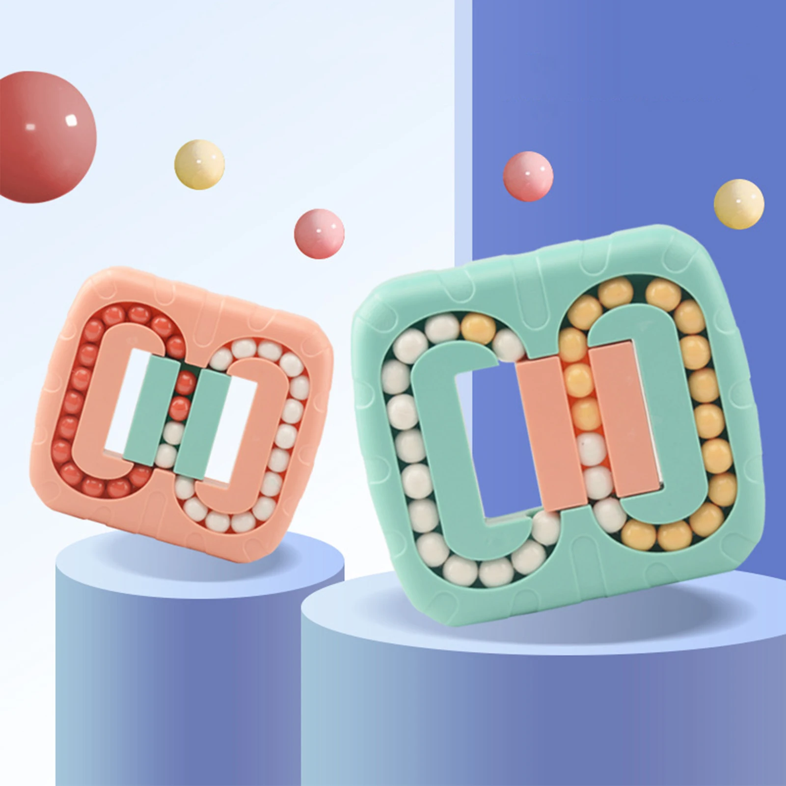 Juguete de dedos m&aacute;gicos giratorio original para ni&ntilde;os, juguete de dedos para aliviar el estr&eacute;s, juguetes educativos para ni&ntilde;os, juego giratorio de descompresi&oacute;n-1