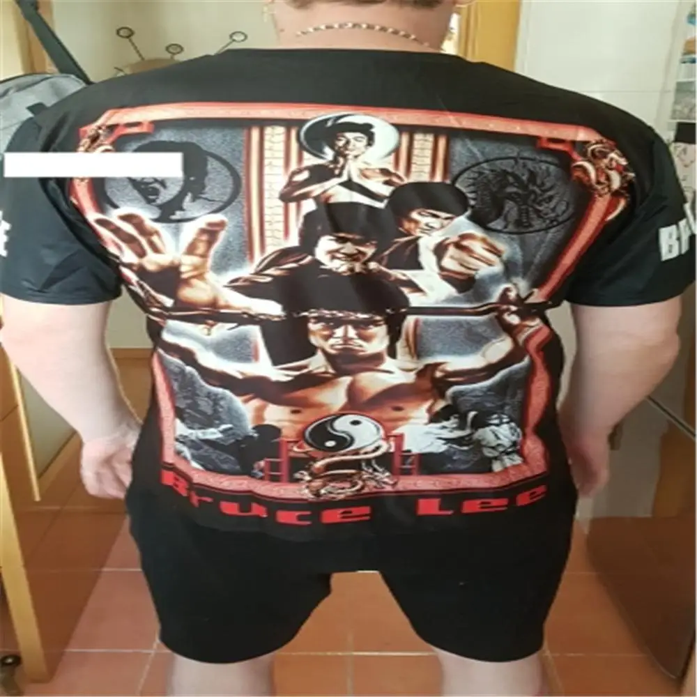 

2021 Summer New Men's and Women's T-shirt 3D Printing Bruce Lee Children's Fashion Casual Oversized Top
