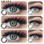 Контактные линзы для глаз AMARA, натуральный цвет, для Хэллоуина, красоты