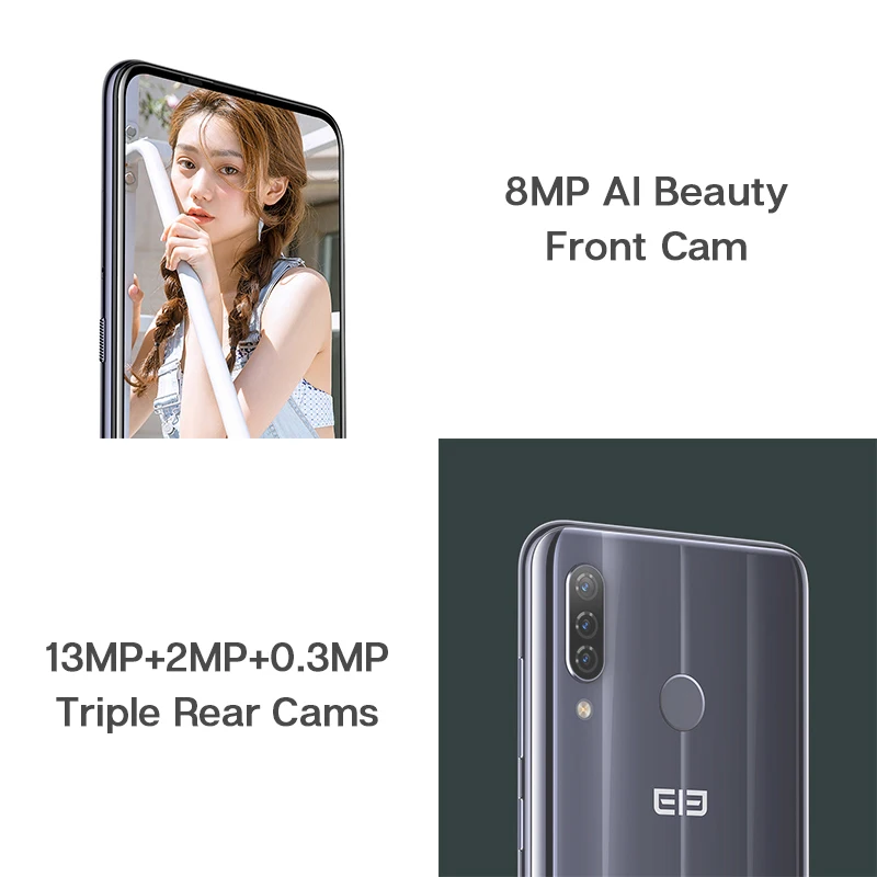 ELEPHONE A7H смартфон Helio P23 Octa Core 4 Гб 64 6 &quotЭкран 13MP тройной камеры заднего Android 9 0