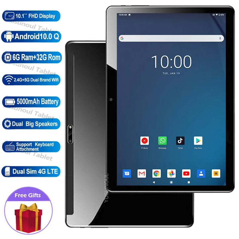 2021 нового года 5G Wi Fi 4 аппарат не привязан к оператору сотовой связи 10 дюймовый