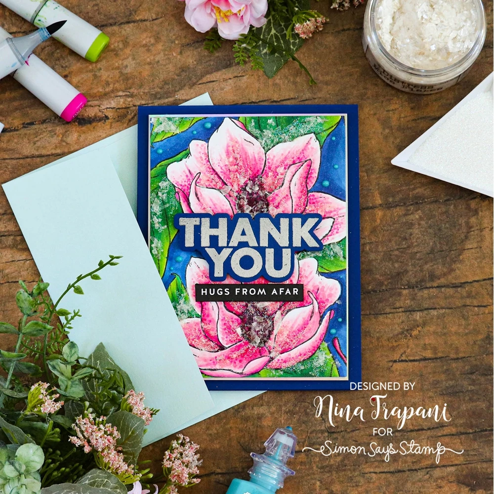 

Magnolia Metal Cutting Stamp Scrapbook Diary Decoration Template Embossing Template DIY Greeting Card Handmade 2021