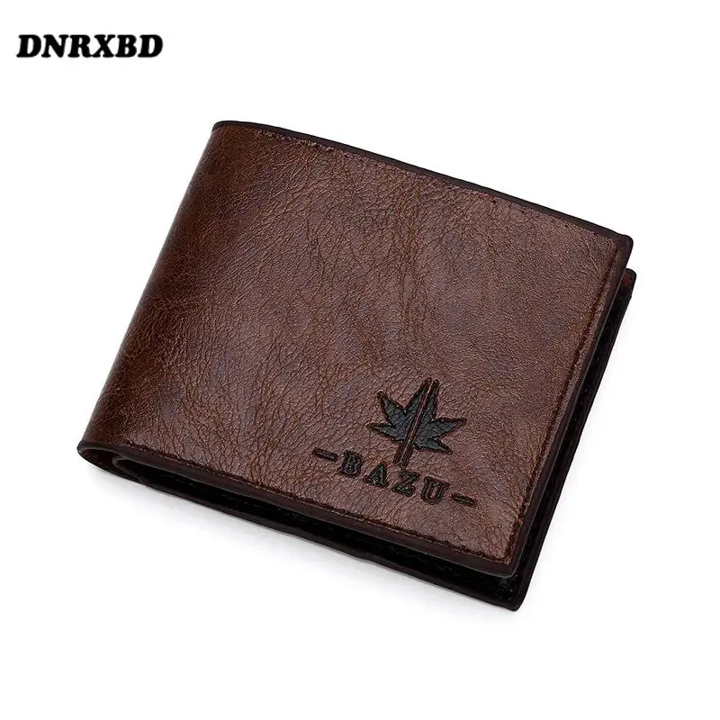 

Men's Business Wallet New Money Bag Slim Credit Card Short Wallet Vintage Male Wallets Thin Purse Hombre Billetera Portafoglio