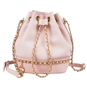 Luxury Leather Texture Drawstring Bucket Shoulder Bag for Young Girls Cute PU Leather Chain Large Crossbody Handbag Lady Purses Luxury Leather Texture Drawstring Bucket Shoulder Bag for Young Girls Cute PU Leather Chain Large Crossbody Handbag Lady Purses