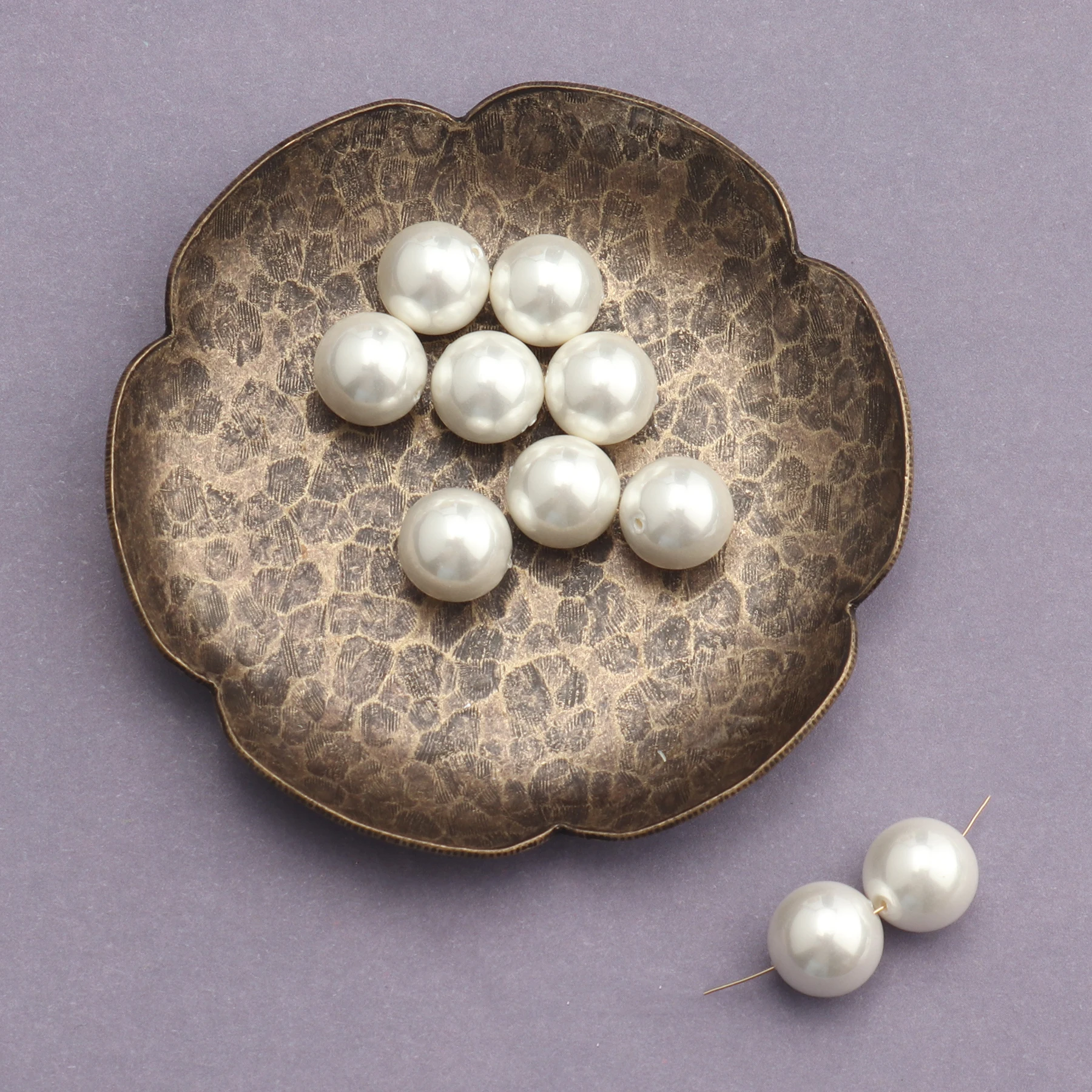 Аксессуары для ювелирных изделий GUFEATHER M68 фурнитура подвески с бусинами ручной