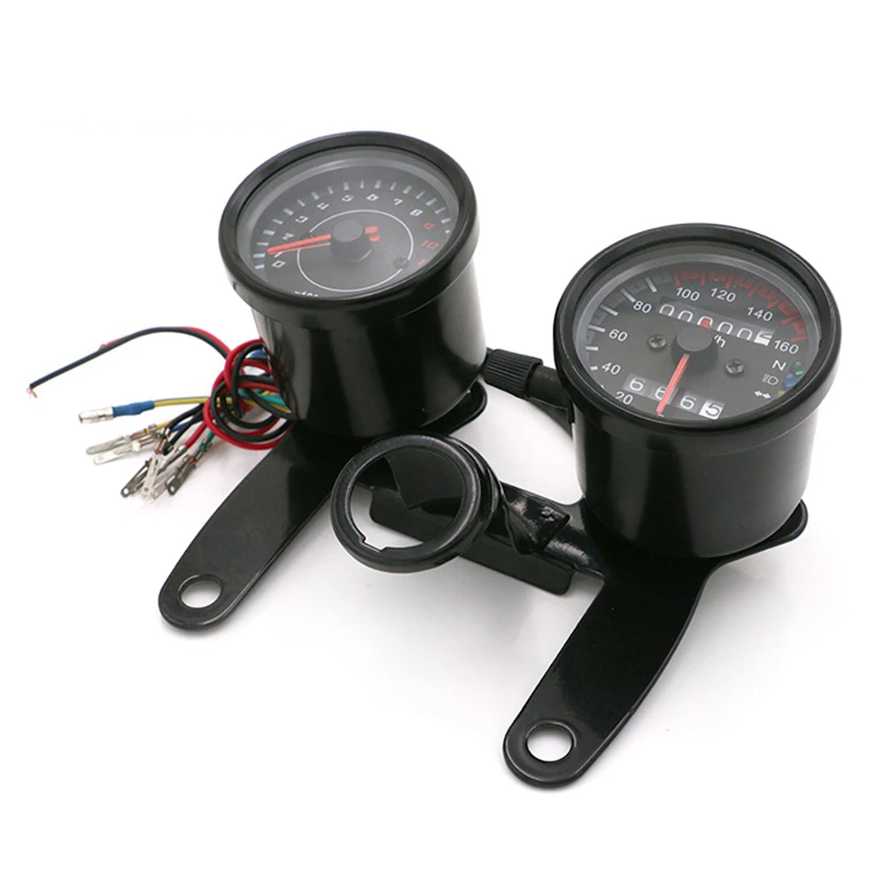 

Motorcycle Meter Speedometer Odometer Gauge Turn Signal Headlight LCD Screen Indicator For Honda Cafe Racer velocimetro moto