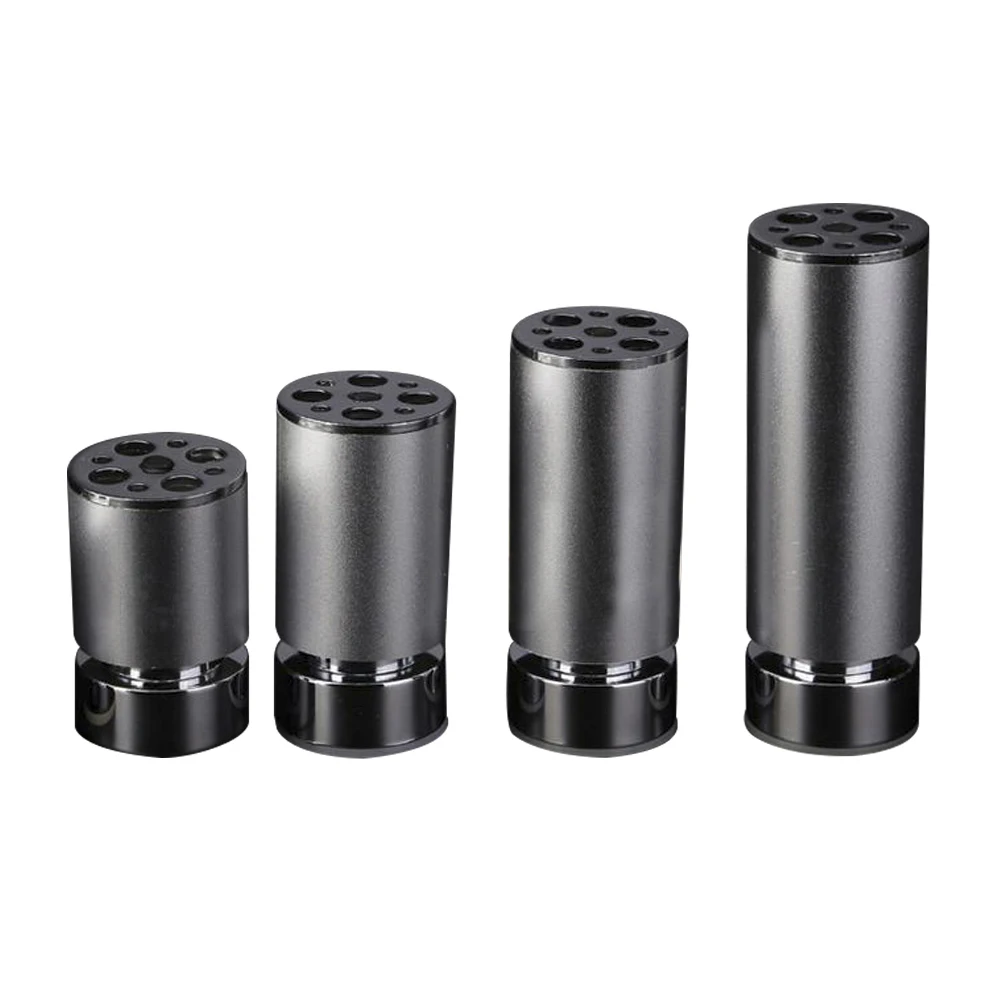 4PCS Aluminum alloy Furniture Legs Cabinet Table Round Shape 8mm Adjustable Feet 50mmx100mm Silver | Обустройство дома