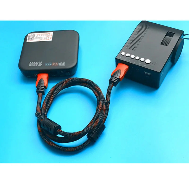 Новый проектор HD 1080P Мини Портативный с поддержкой tf карты прочный для домашнего