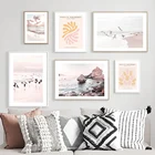 Matisse абстрактные Листья Пляж песок Рид птицы скандинавский плакат настенная Художественная печать Картина на холсте, украшение картинки для гостиной