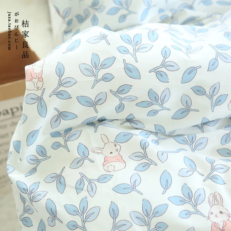 235x50 см, стиль принцессы, кролик, чистый хлопок, мультяшная ткань, изготовление, пододеяльник, широкое постельное белье, набор из одной ткани