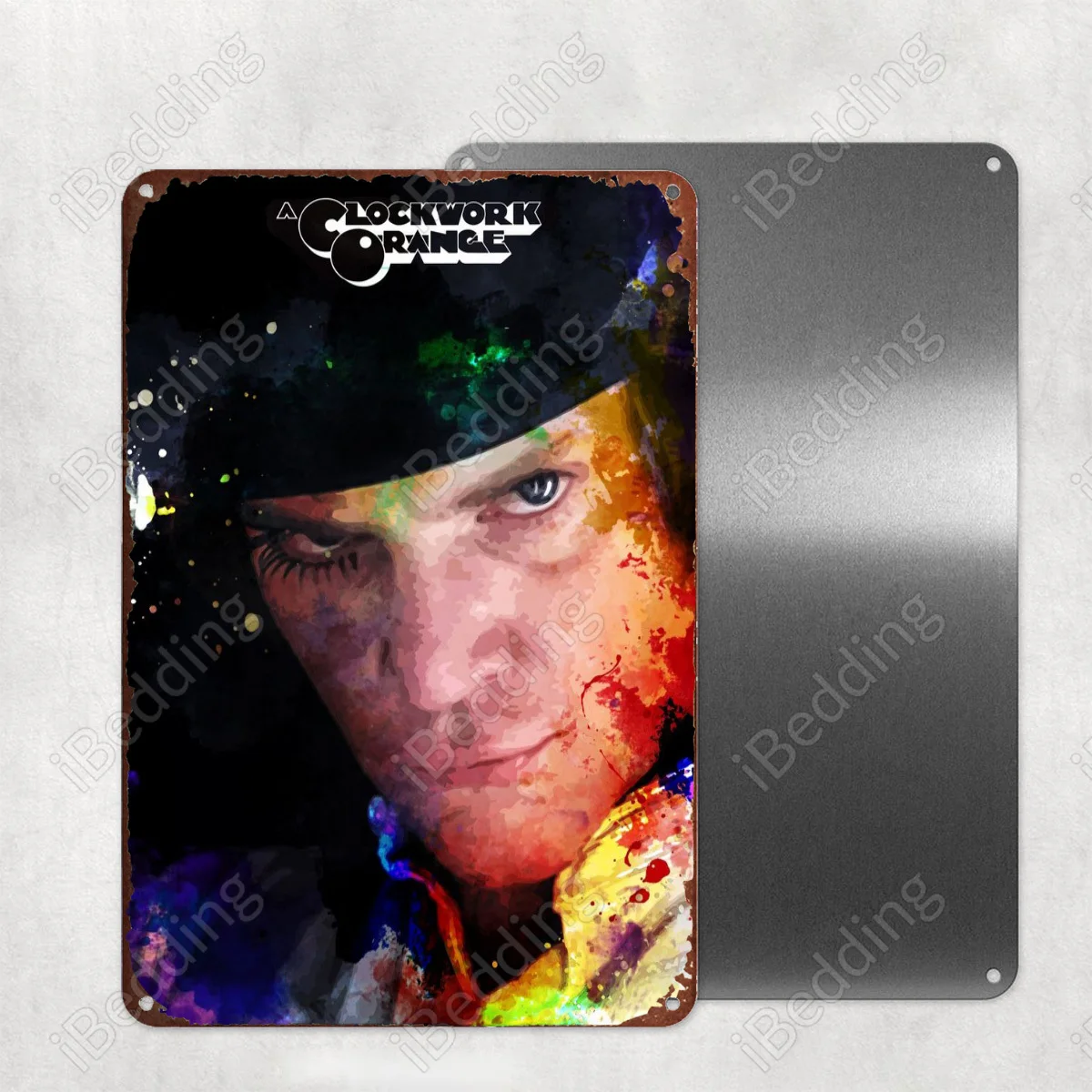 

Заводные оранжевые винтажные металлические знаки 20x30 см на заказ, номерные знаки, ретро-табличка, железная живопись, домашний декор