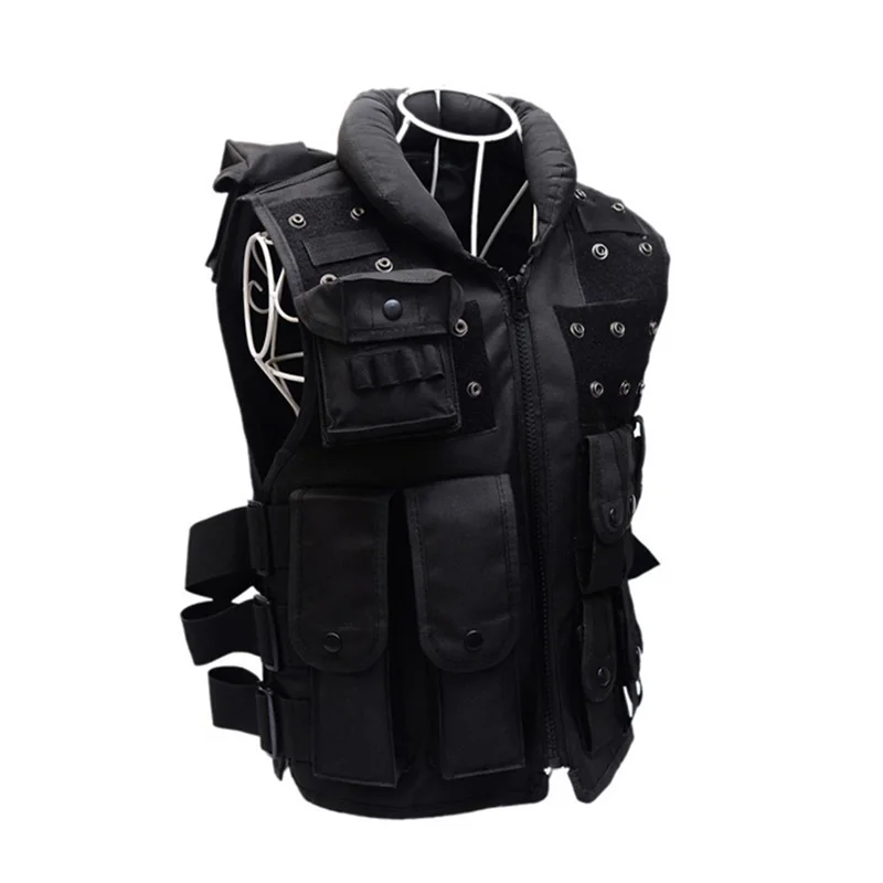 USMC 600D Оксфорд черный камуфляж тактический жилет военные тарелки боевой для Поле