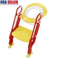 baby toddler hard toilet training chair ladder adjustable safety potty training seat for toddlers boys girls safe toilet potties