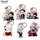 FIMAODZ аниме YURI on ICE Victor Cosplay брелок Victor Otabek Yuri Phichit фигурка акриловая подвеска Модная брелок Поклонники подарок