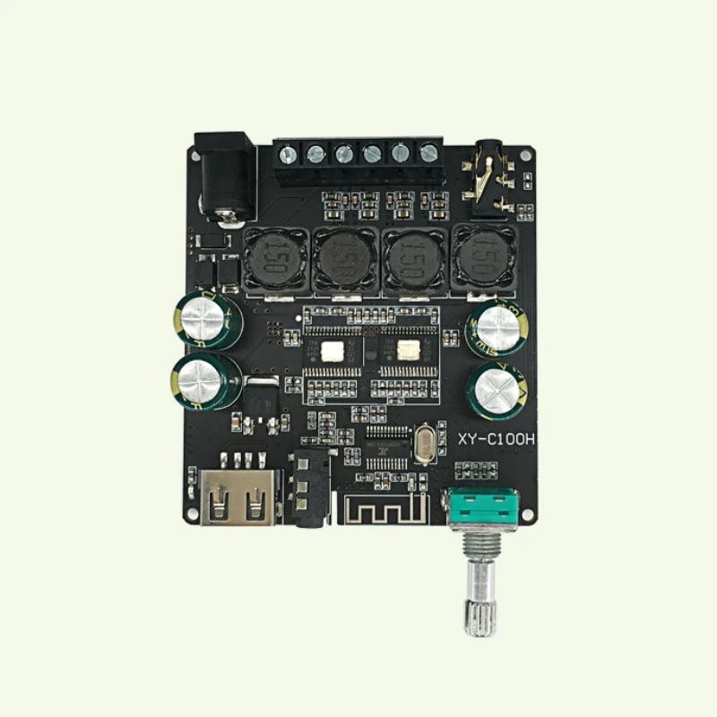 XY-C100H HIFI 100WX2 TPA3116D2 Bluetooth 5 0 высокомощный цифровой усилитель стереоплата AUX USB