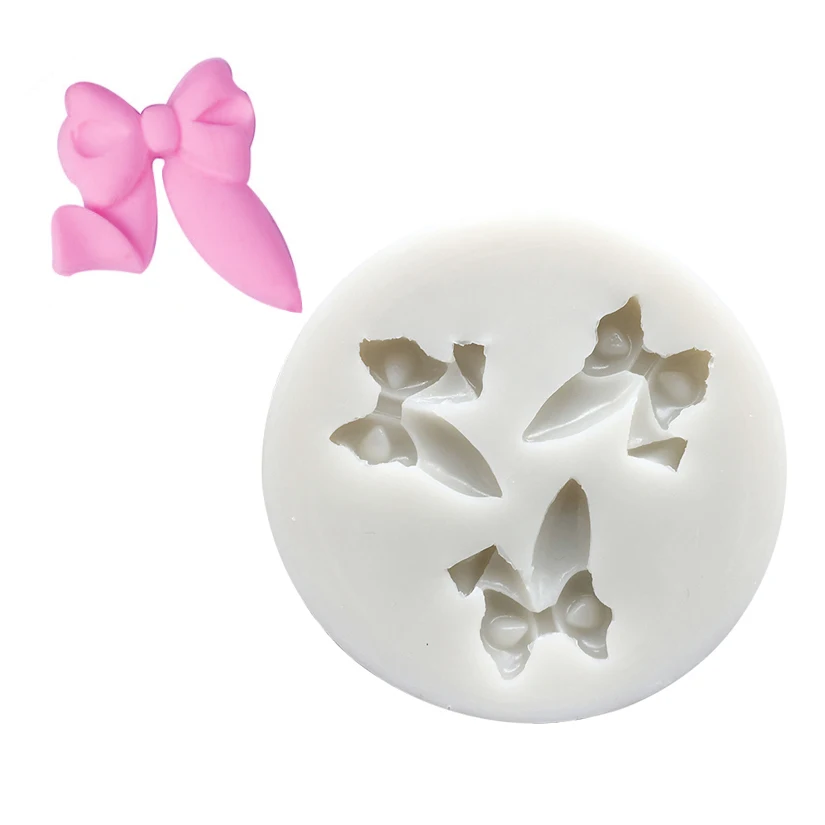 Силиконовая форма в виде банта пасхального кролика