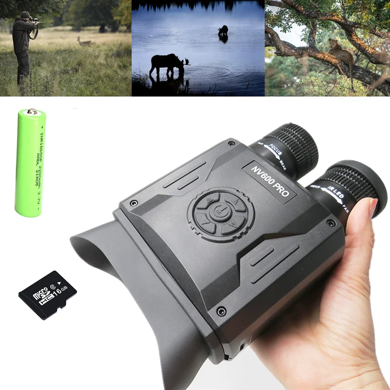 

Night Vision Binoculars IR Night Range 500m Photos Video Recording Infrared Night Vision Goggles Observation and Surveillance