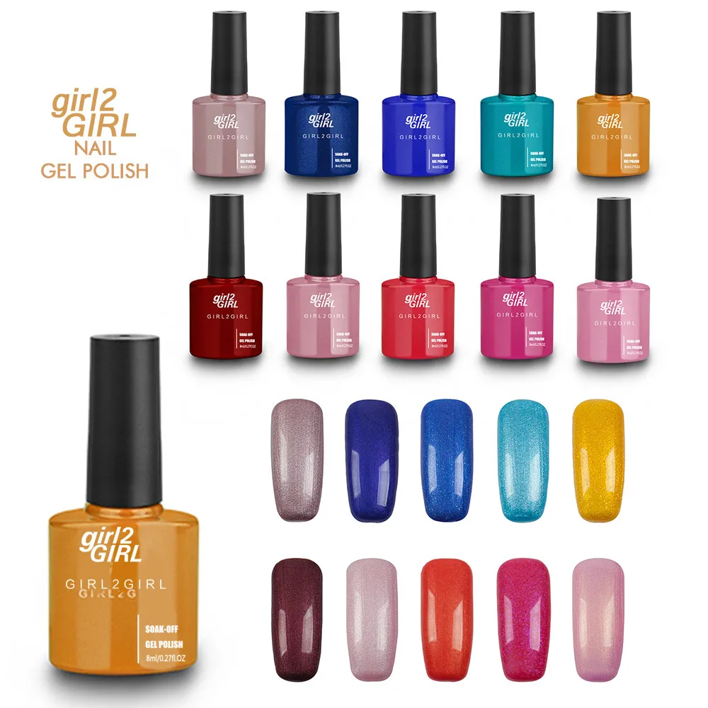 girl2GIRL Set 47 pcs/lot Beauty lac Colors 8 ml High Quality Long-lasting Soak-off LED Gel Nail Polish uv color | Красота и здоровье