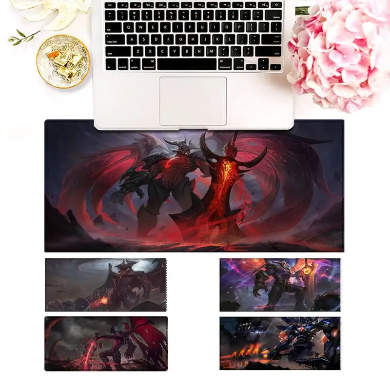 

Popolar LOL Aatrox Gaming Mouse Pad PC Laptop Gamer Mousepad Anime Antislip Mat Keyboard Desk Mat For Overwatch/CS GO