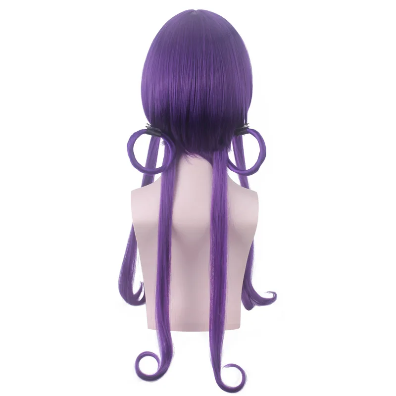 

Парик для косплея Ханако-кун из аниме «унитаз», длинные фиолетовые синтетические волосы 75 см, Кулан Ханако-кун, Ако-кун, Хэллоуин