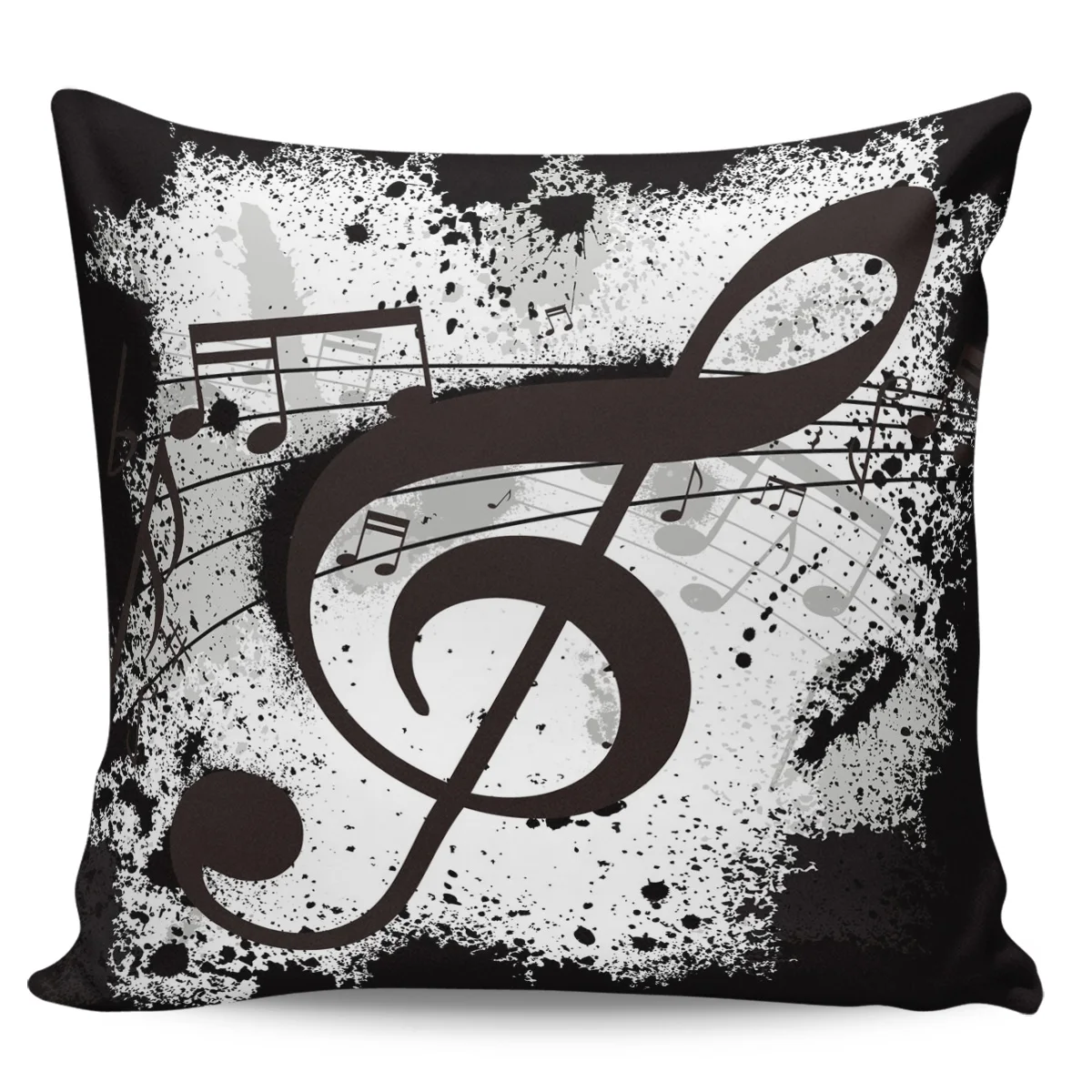 Музыка Примечания Dot Drop Quaver милый двусторонний плюшевый наволочка для офисного
