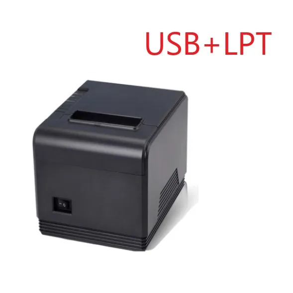 Q200 USB LPT Xprinter 80 мм Термальный чековый принтер автоматическая резка ресторан кухня Pos принтер USB Lan параллельный Wifi принтер Bluetooth принтер - Цвет: Q200 USB LPT