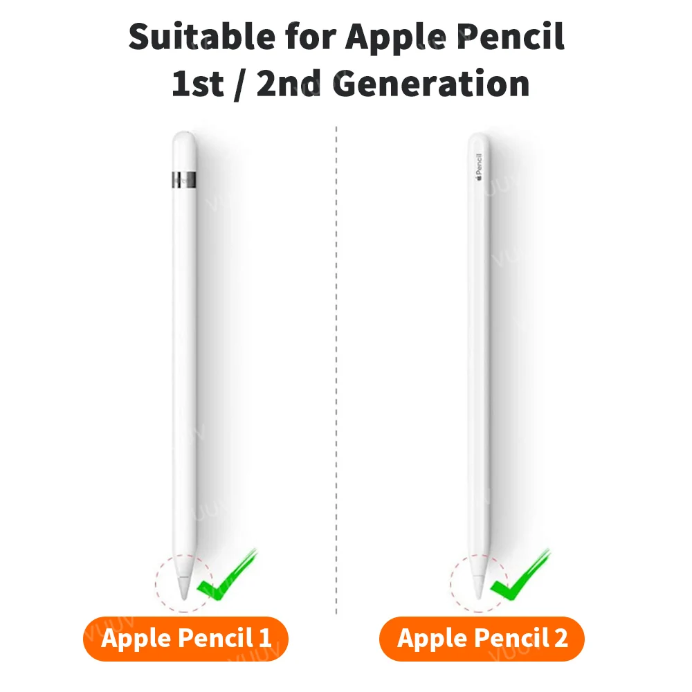 3/6pcs Replacement Nib For Apple Pencil Tips Double Layer 2B/ HB/ Thin Super Durable Nib For Apple Pencil 1st 2nd Generation Tip images - 6