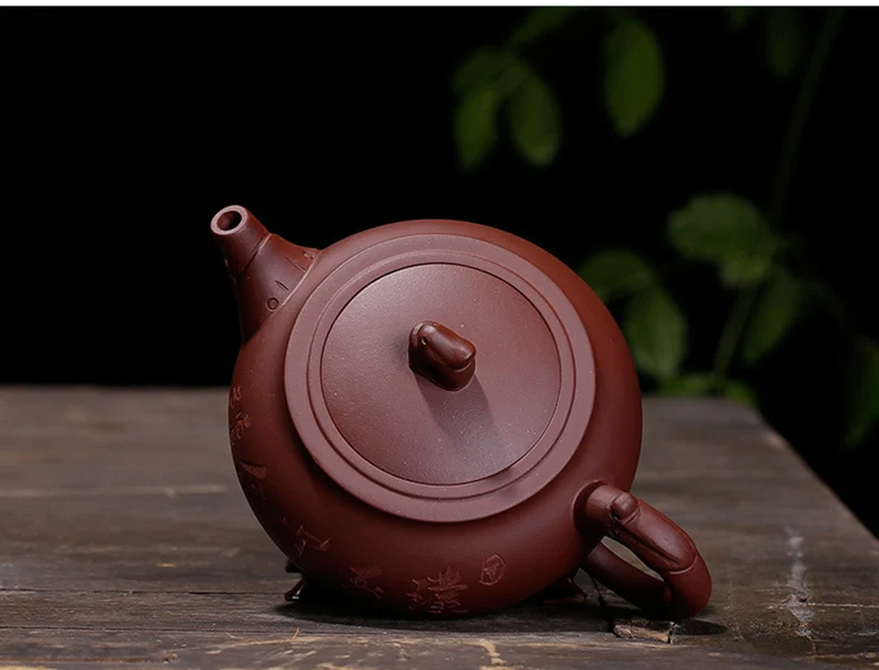 

Hot Sale Purple Clay PUYU Capacity yixing teapot traditional Dragon chinese tea set oolong tea pot Ceramic Clay Kettle Handmade