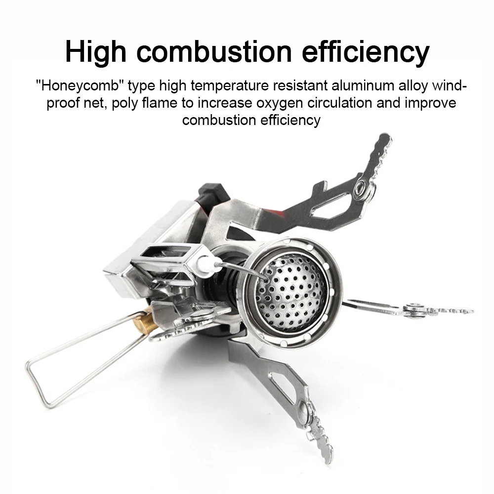 Мини плита для кемпинга со встроенной бытовой плитой ветрозащитная Складная