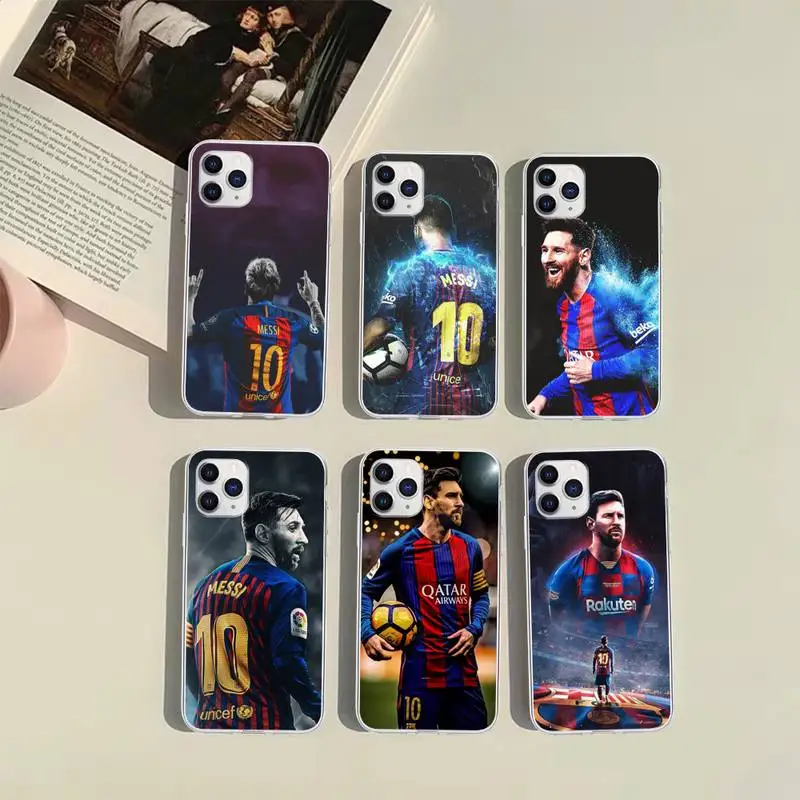

Leo-F-M-Messi Phone Case For iphone 13 12 11 x xs xr 7 8 6 se 5 pro max mini 2020 soft Cover Fundas TM