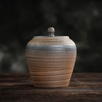 stoneware tea pot japanese handmade retro firewood wake up tea pot ceramic small tea storage tank tea pot