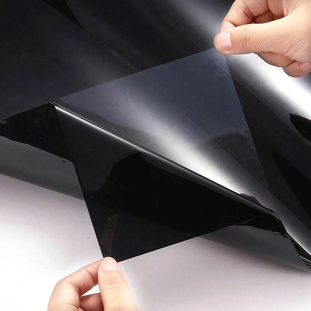 Тонировочная пленка для окон автомобиля черная 300 см х 50 рулон 15%-50% VLT УФ + изоляция