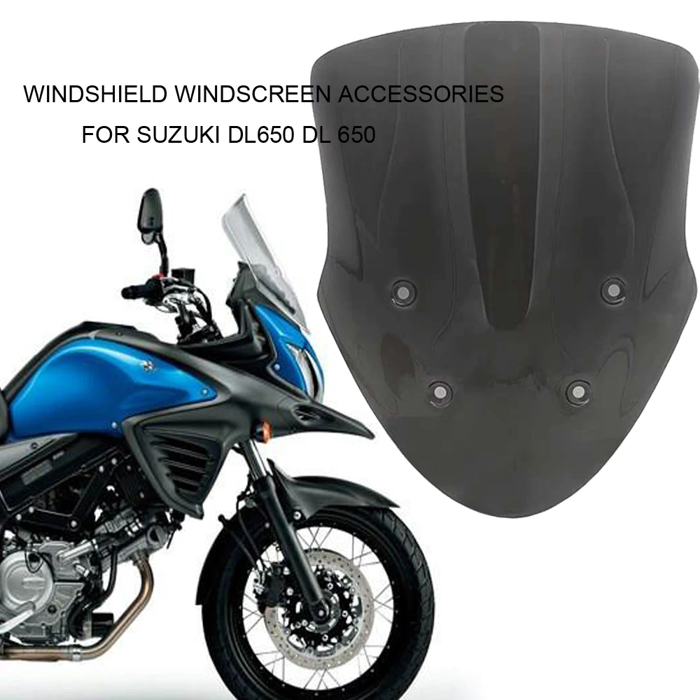 motorcycle windscreen accessories windshield deflector protector shield screen for suzuki dl650 dl 650 free global shipping