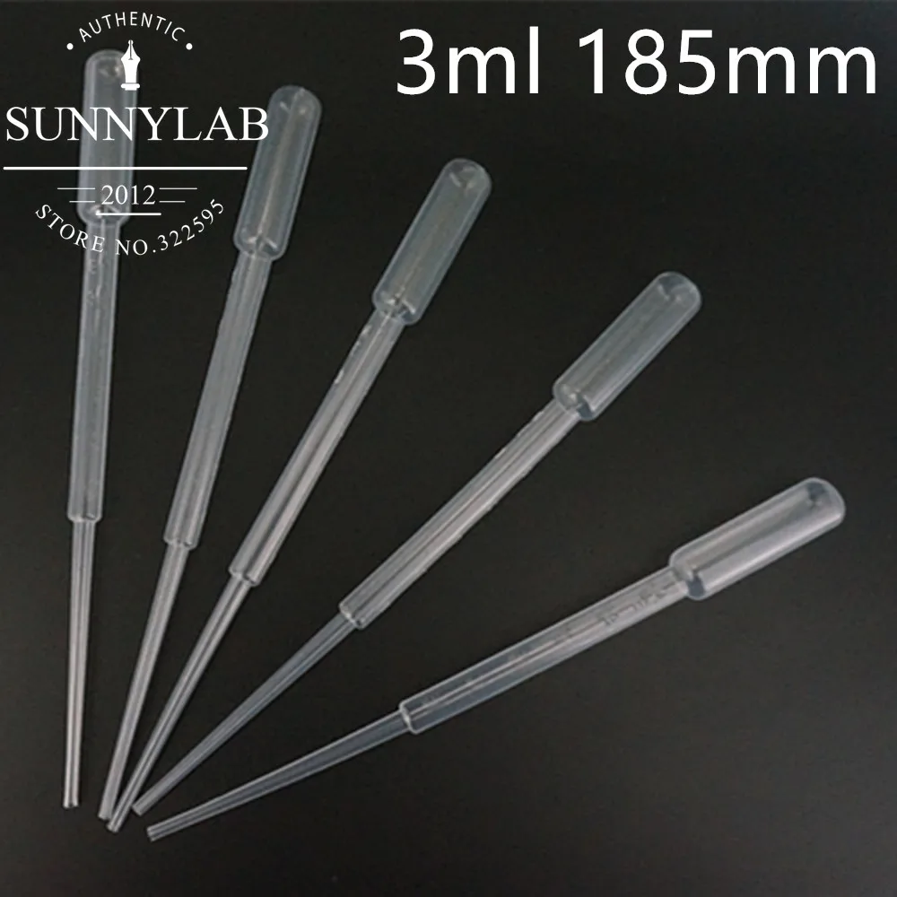Бесплатная доставка 3 мл/3ml L пластиковые прозрачные 50 шт. 100 лабораторные
