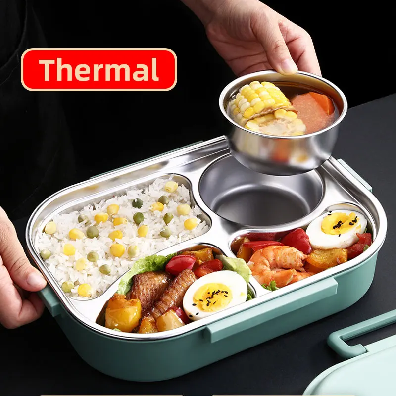 

AIRBELL lunch box bento lunchbox food container meal prep picnic storage Heated Thermal Tuppers kids kawaii isotherme portable