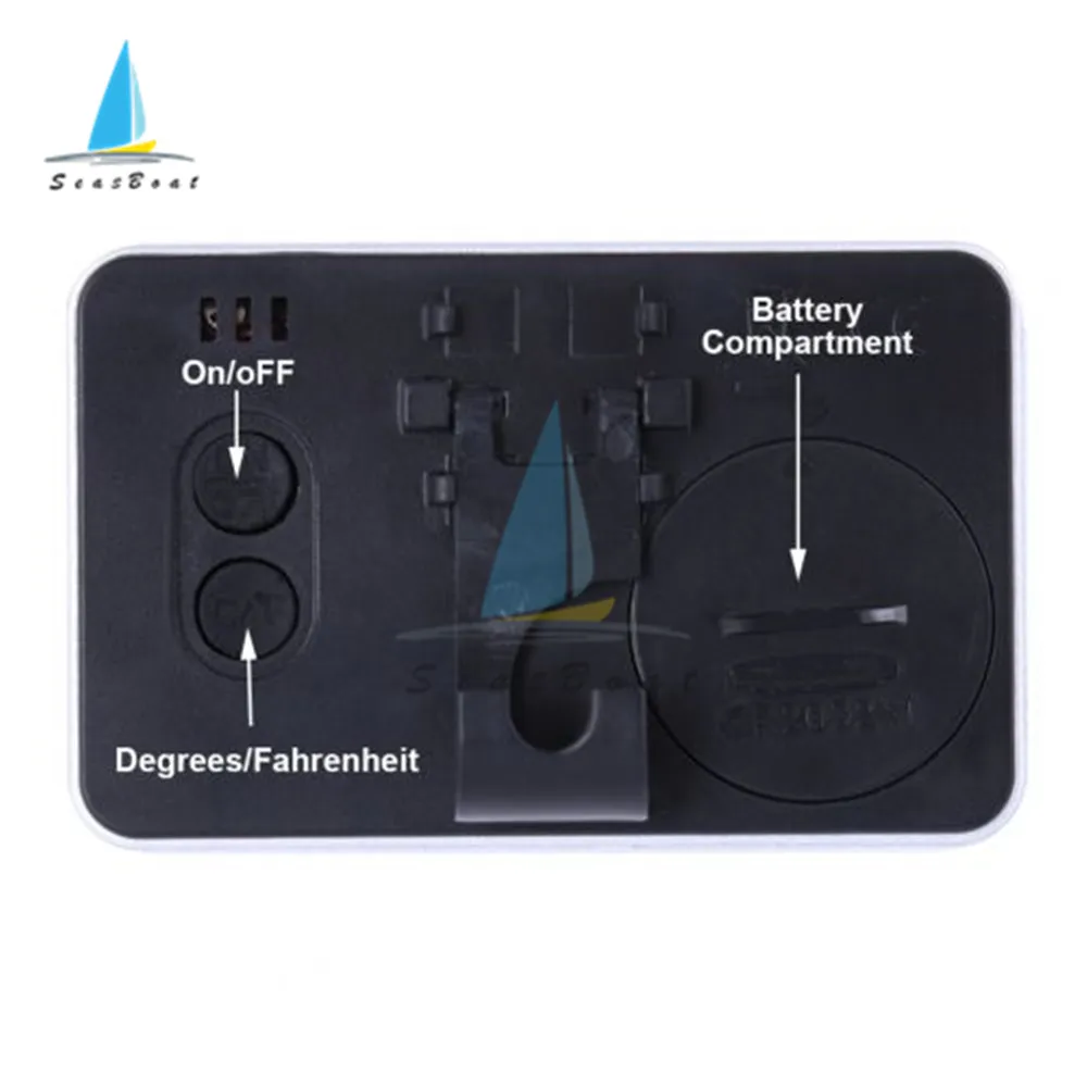 TS-A95 Mini LCD Digital Thermometer Hygrometer Waterproof Electronic Car Refrigerator Temperature Monitor Tester | Инструменты