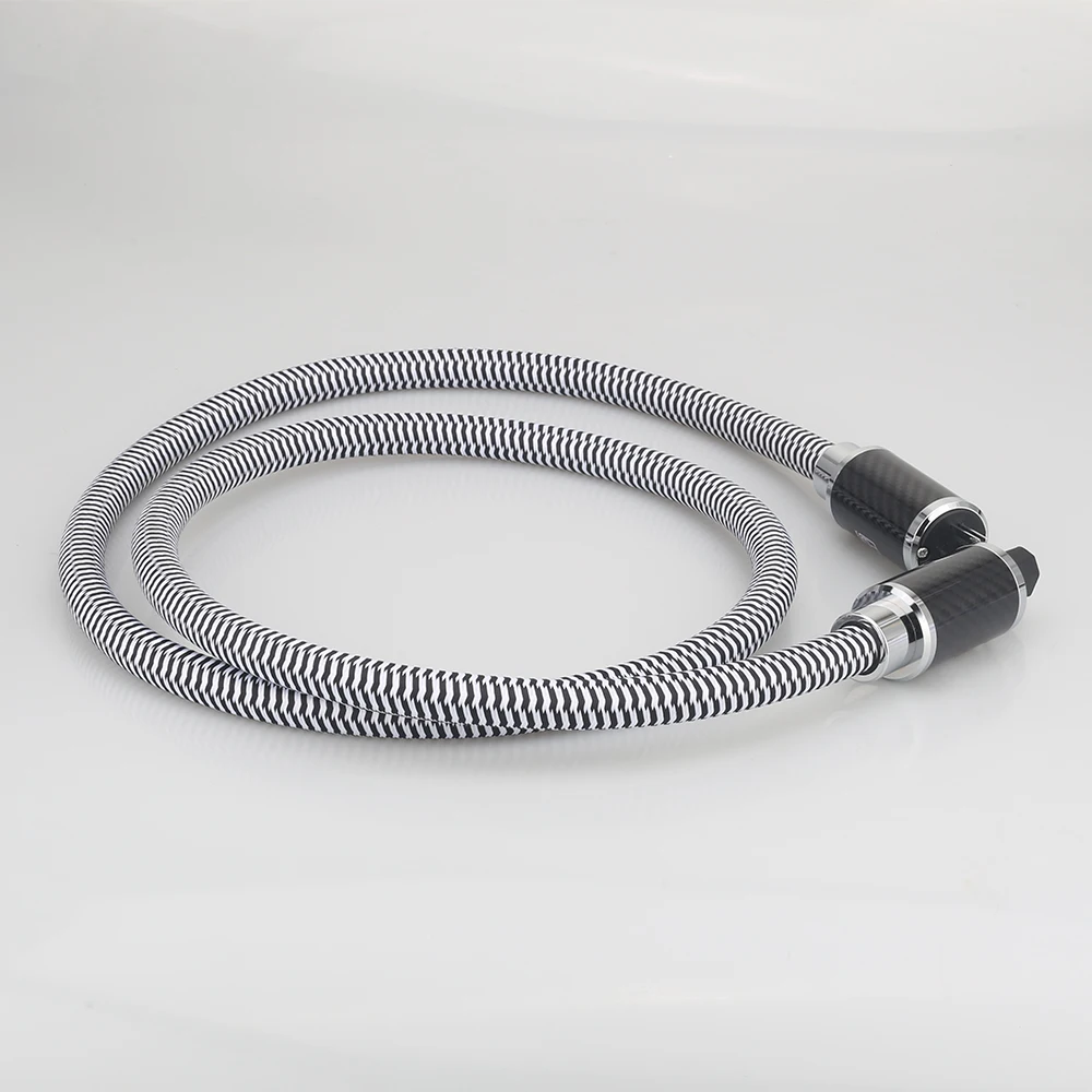 Кабель питания Audiophile AC с разъемом из углеродного волокна hifi кабель питания|audiophile