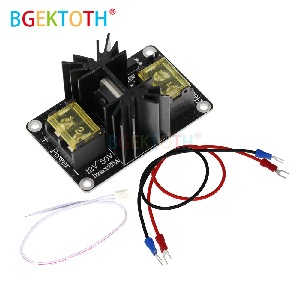 

Детали для 3D-принтера, основной дополнительный подогреваемый силовой модуль расширения, модуль высокой мощности, плата расширения с кабеле...