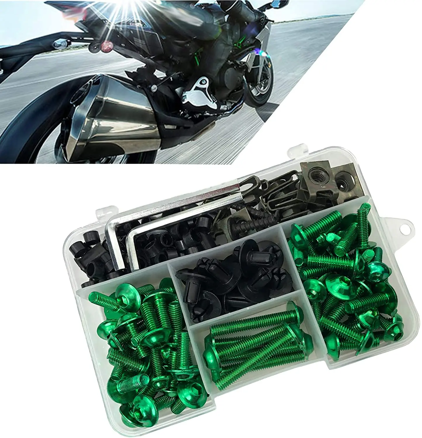 

Мотоциклетный Комплект болтов для обтекателя, винты с ЧПУ, оригинальные крепежные гайки для Triumph Daytona 600 2002-2004