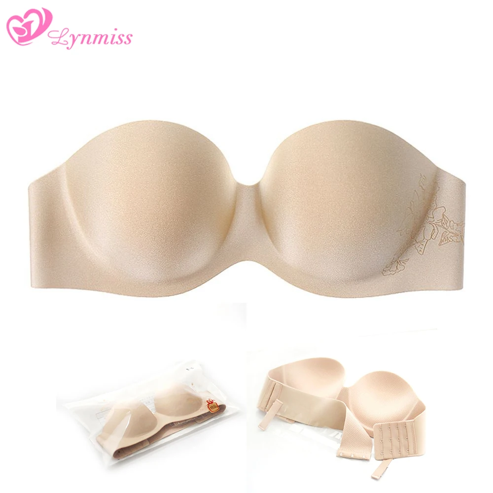 Бюстгальтер без бретелек нижнее белье из вискозы Женский бесшовный топ-труба