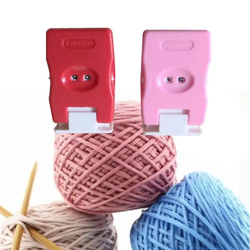 2 шт. ручной счетчик вязания строчек строка Вязание петель запись нажатие