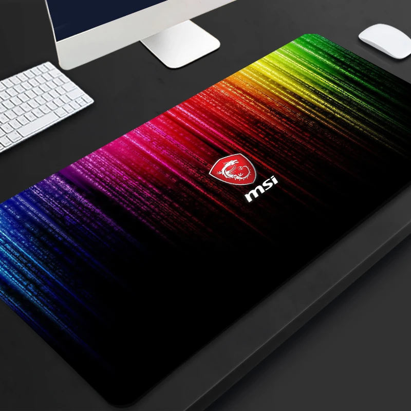 

MSI Mouse Pad Large XXL Gamer Anti-slip Rubber Pad Gaming Mousepad to Keyboard Laptop Computer Speed Mice Mouse Desk Play Mats.