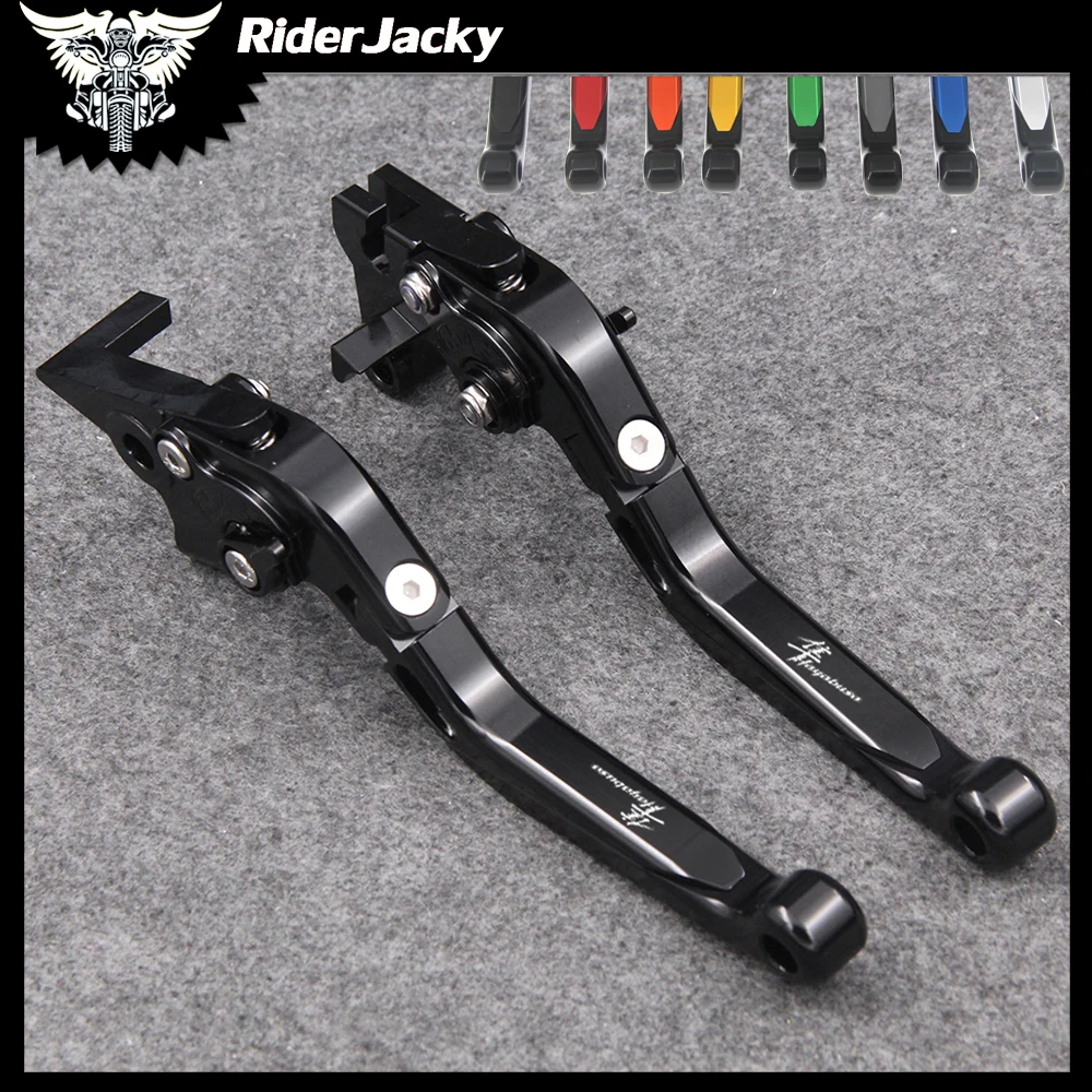 

RiderJacky Folding Extendable Motorcycle Brakes Clutch Levers For SUZUKI HAYABUSA/GSXR1300 2008-2017 11 2012 2013 2014 2015 2016