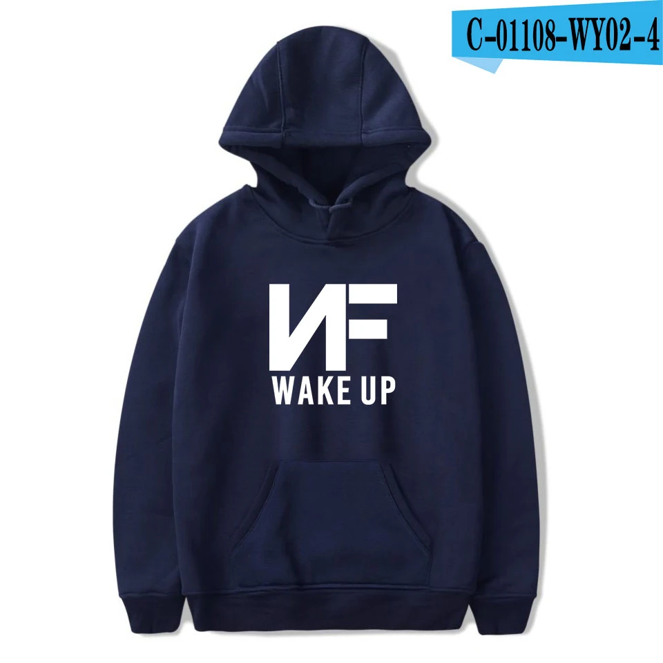 navy blue Новое поступление NF толстовки для мужчин/женщин весна/осень/зима индивидуальная уличная хип-хоп NF мальчик/девочка толстовки - Цвет: navy blue