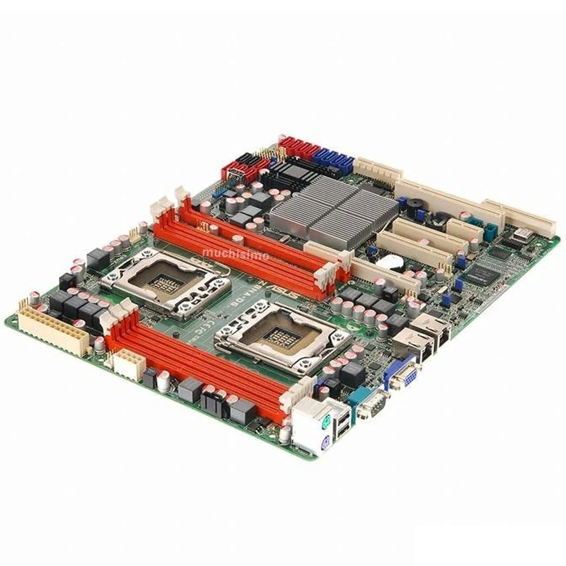 Socket 1366 Asus Z8NA-D6 Motherboard Xeon 5500 Intel 5500 DDR3 VGA ATX Core i7/Xeon 5500 Desktop Intel 5500 Placa-mãe 1366 Used