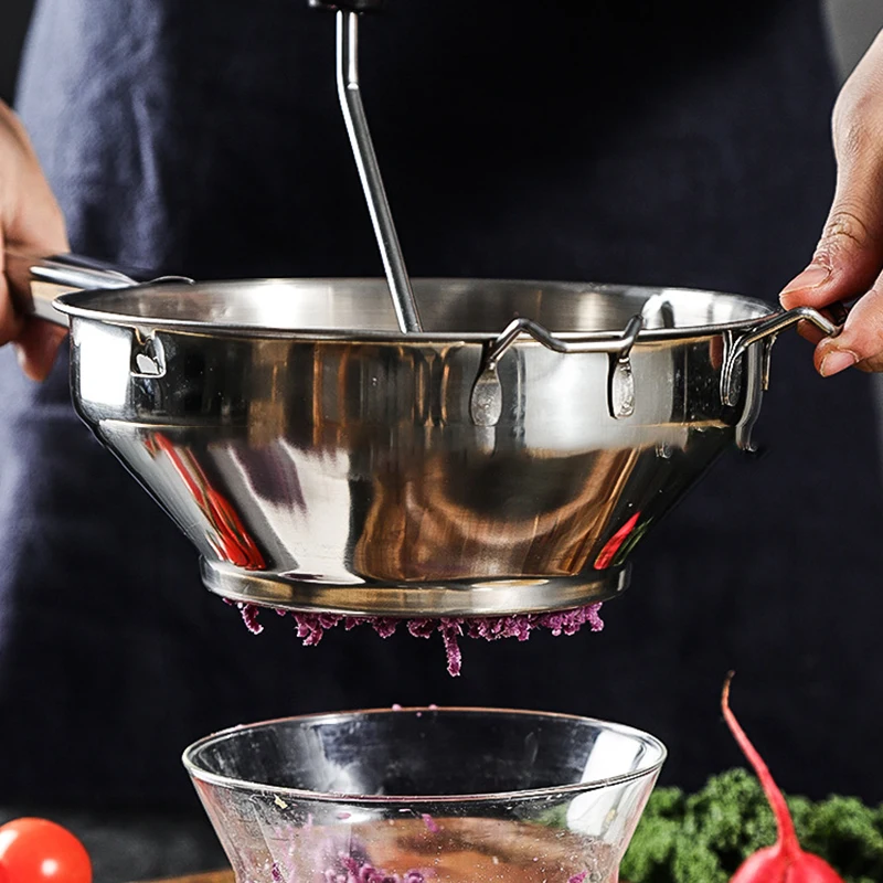 Spice mill Set Pepper Salt garlic Grinder Masher Stainless Steel Fruits Pressing Tool Food Mashing Utensil Kitchen Supplies | Дом и сад