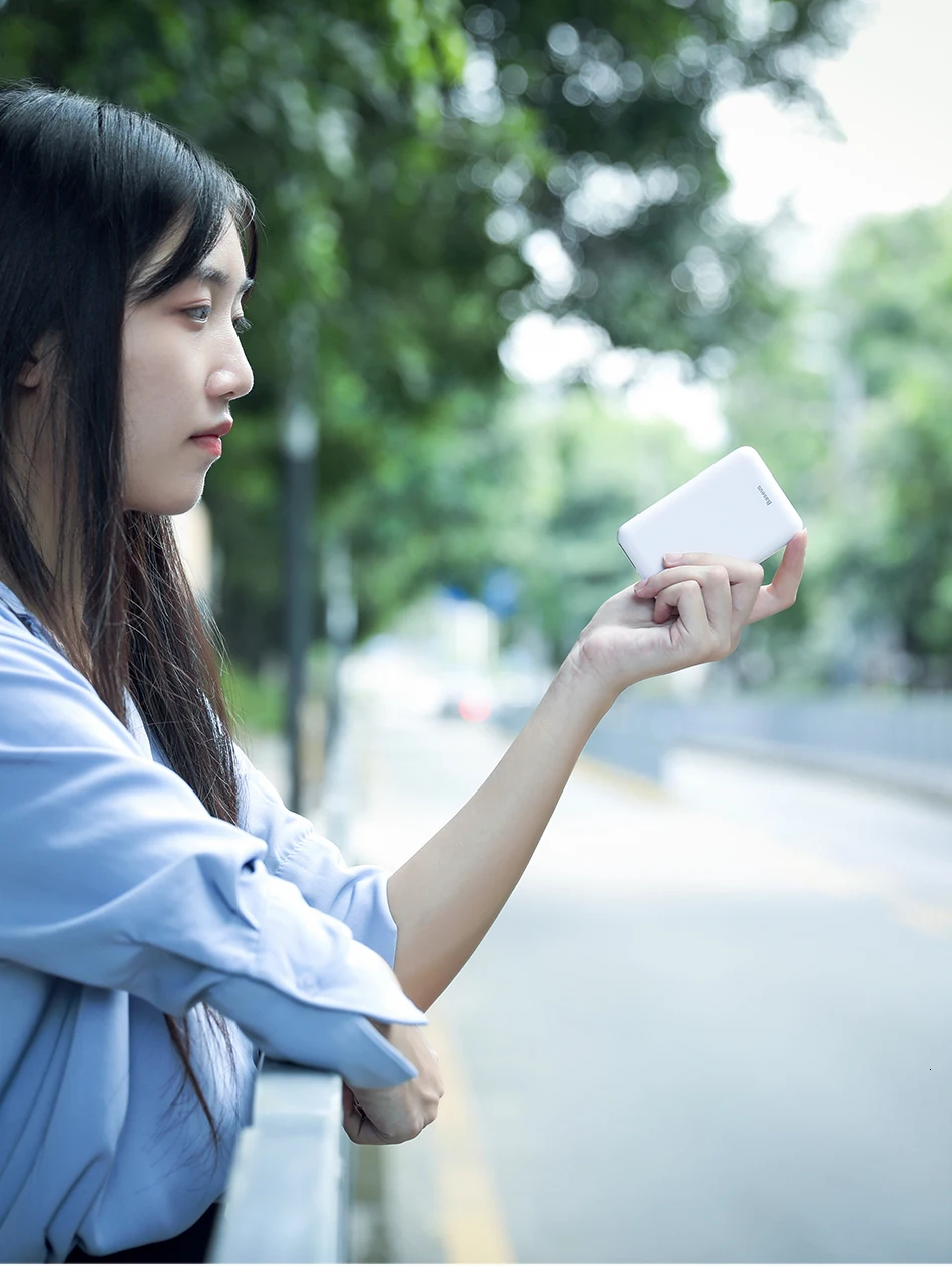 Baseus 10000 мАч mi ni power Bank портативное usb type C быстрое зарядное устройство маленький 10000 мАч power bank для iPhone Xiaomi mi внешний аккумулятор