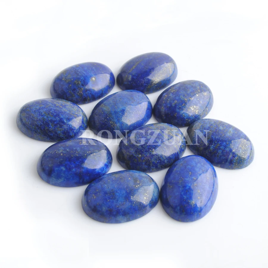 RONGZUAN Бесплатная доставка россыпи натуральных Lapis Lazuli драгоценные камни Овальный