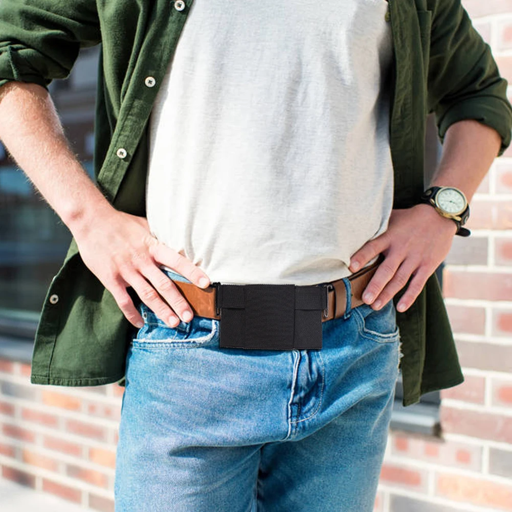 

Multifunction Minimalist Waist Wallet Bag Outdoor Mini Elastic Invisible Pouch Phone Cash Card Holder Sport Supplies